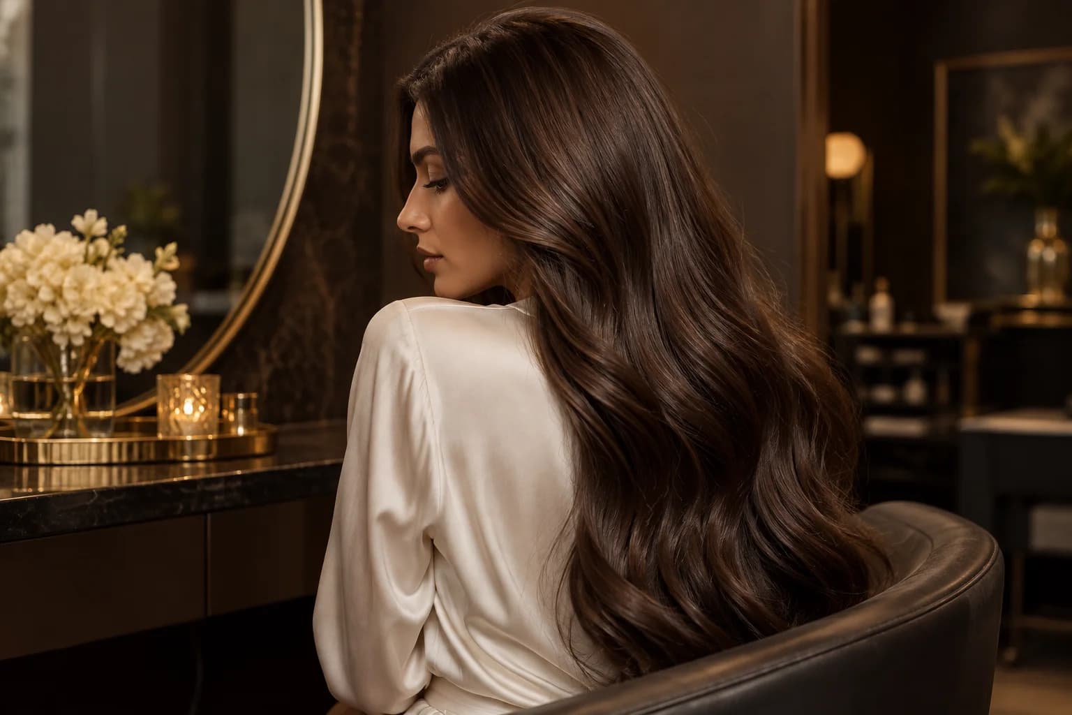 Refined hair editorial from the Atelier No. 8 identity